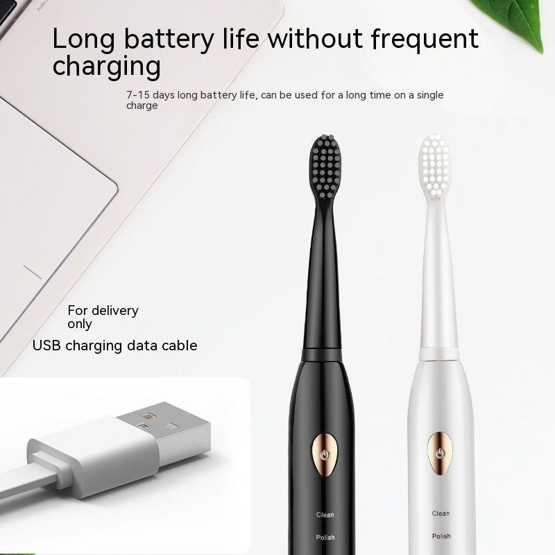 Soft-bristle Toothbrush Oral Irrigator Rechargeable Automatic Ultrasonic Wave