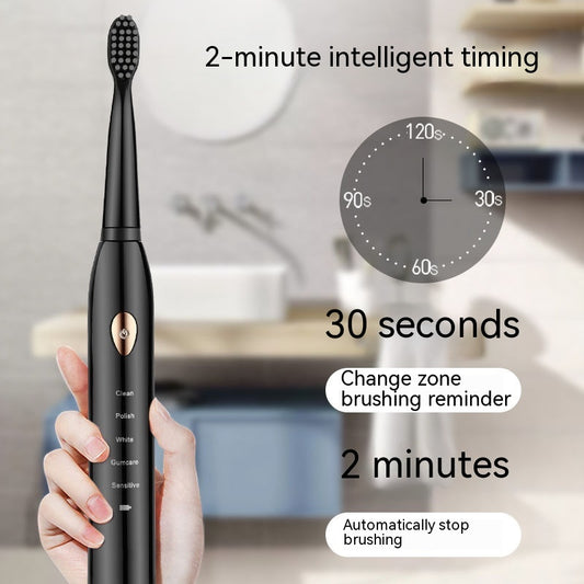 Soft-bristle Toothbrush Oral Irrigator Rechargeable Automatic Ultrasonic Wave