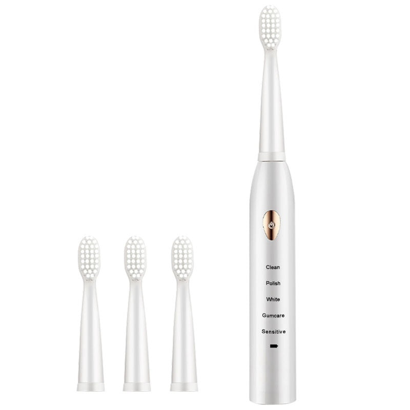 Soft-bristle Toothbrush Oral Irrigator Rechargeable Automatic Ultrasonic Wave