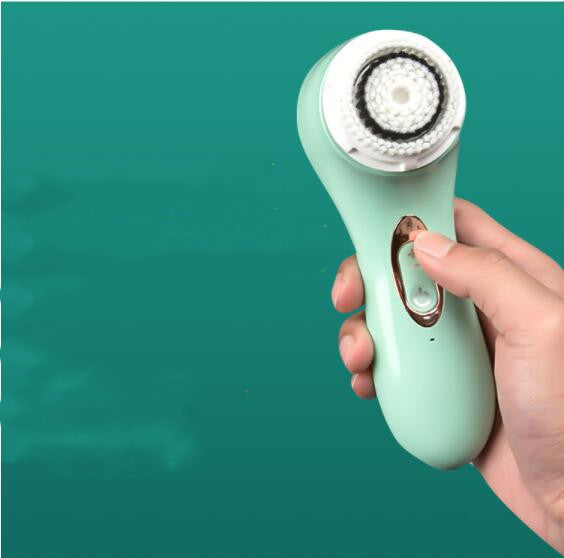 Wireless Induction Charging Ultrasonic Facial Cleansing Brush